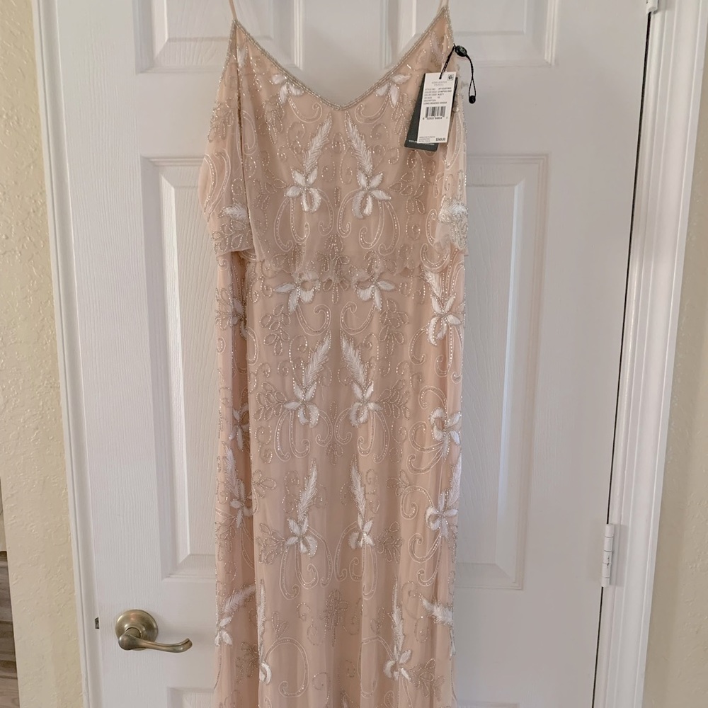 Beautiful Blush Beaded Gown Sz 12